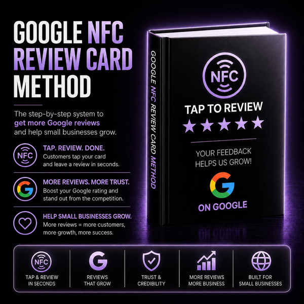 FULL GOOGLE REVIEW CARD METHOD + SUPPLIER ACCESS + SALES FRAMEWORK + ALL MODULES
